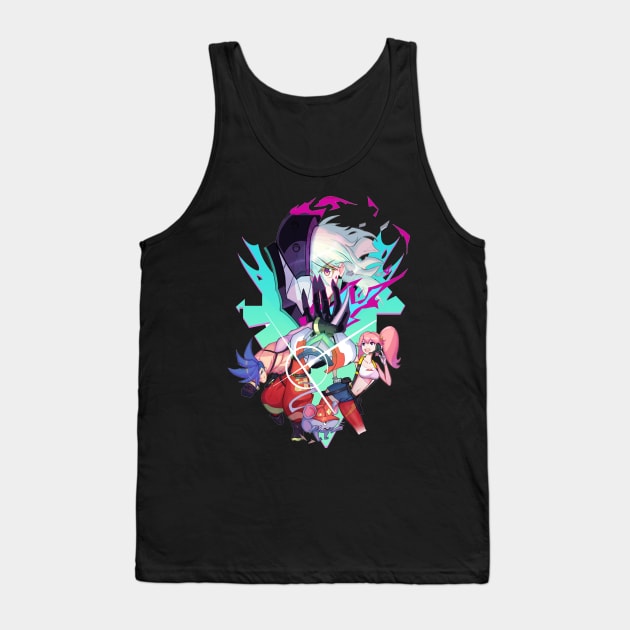 Graphic Art Characters Japanese Anime Tank Top by JaylahKrueger